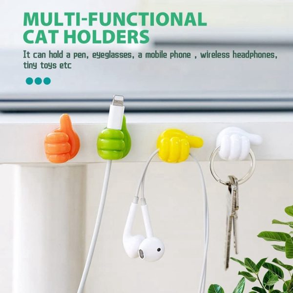 Thumb Wall Hook Wall Decoration Hook Creative Silicone Thumb