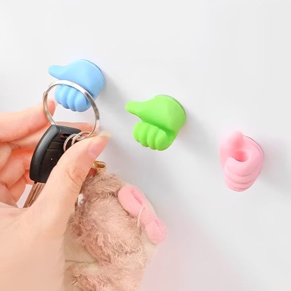 Thumb Wall Hook Wall Decoration Hook Creative Silicone Thumb