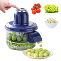 Electric peeler in use