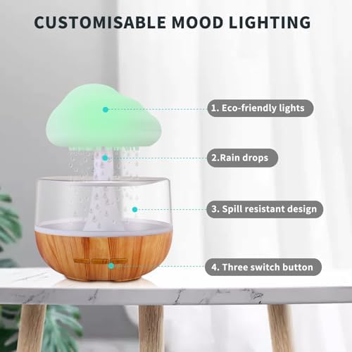Rain Cloud Night Light Humidifier