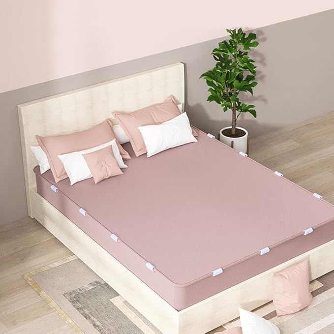 20 PCS Bed Sheet Clips for Bedding Sheet Holder That Hold Slip and Fall Out Keep