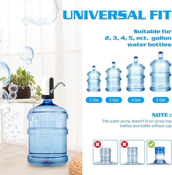 Automatic Rechargeable Water Pump