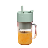 MUG SHAPED PORTABLE BLENDER WITH STRAW