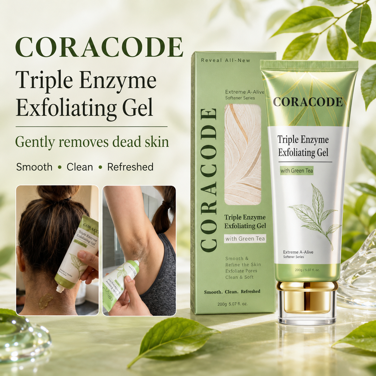 Green Tea Triple Enzyme Exfoliating Gel - benefits