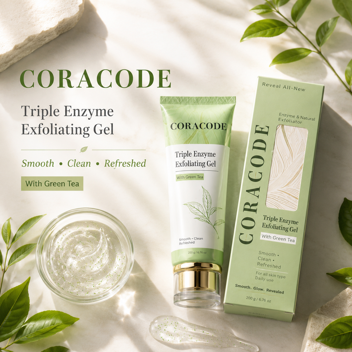 Green Tea Triple Enzyme Exfoliating Gel - packaging