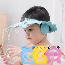 Baby Shower Cap With Stopper | Soft & Safe Material
