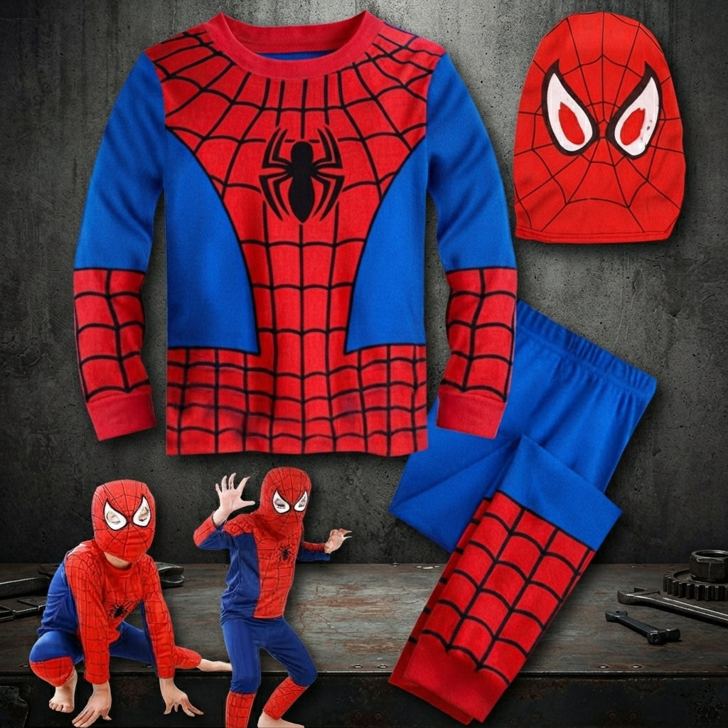 Kids superhero fancy dress outfit