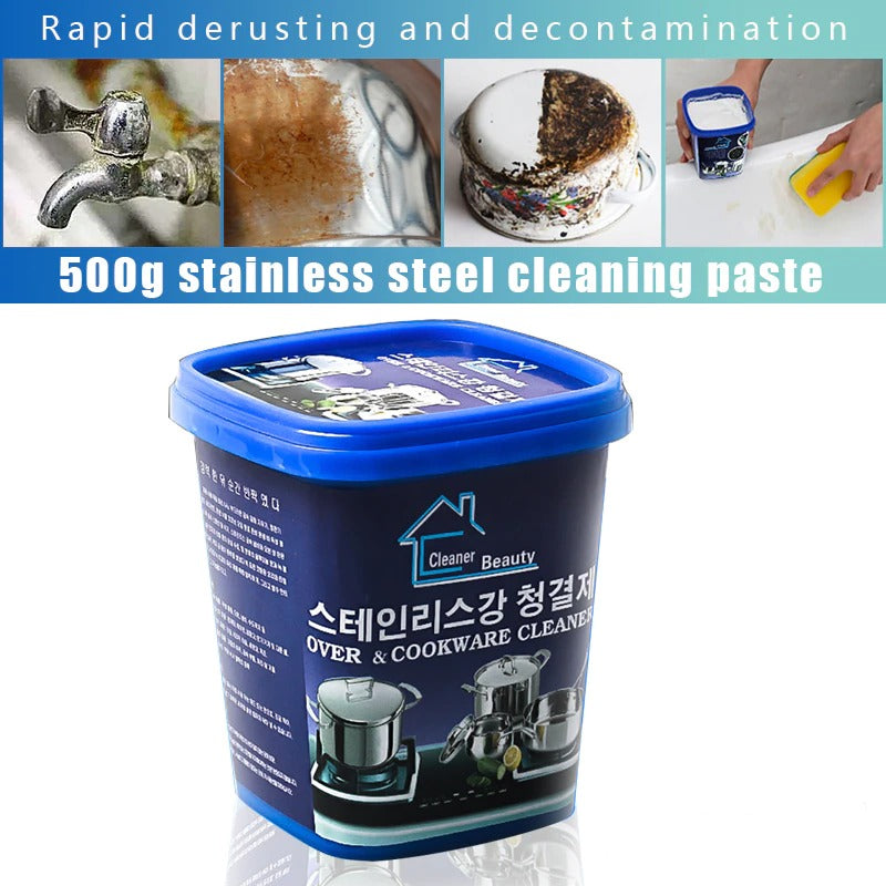 Cookware Cleaning Paste use